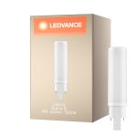 Ledvance Dulux-D LED 6W - 830 Blanc Chaud | 4-Pins - Équivalent 13W