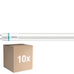 Lot 10x Philips Tube LED T8 MASTER Value (EM/Direct 230V) High Output 13.1/15.5W 2000/2300lm - 830 Blanc Chaud | 120cm - Lumen Commutateur - Équivalent 36W