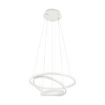 Eglo Suspension Luminaire Lobinero-Z Aluminium Acier Blanc 40W 6100lm - 830-865 Variable Blanc | IP20 - Zigbee Dimmable