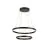 SLV One Aluminium Noir 35W 1270lm - 927-930 CCT | Meilleur Rendu Des Couleurs - Dimmable 