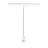SLV Spot sur rail Suspension Luminaire Puri 2.0 3 Phases  Aluminium Blanc | Convient pour 1x GU10 - Dimmable