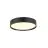 SLV Decona 30 Plafonnier Aluminium Noir Rond 17W 1710lm - 930-940 CCT | IP44 - Meilleur Rendu Des Couleurs - Dimmable 
