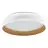 Ledvance Plafonnier LED Orbis Livia Blanc et Bois 36W 2000lm - 830 Blanc Chaud | Dimmable tactile
