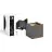 D'Lite Applique Murale Nova Noir Up & Down 4.9W 480lm - 830 Blanc Chaud | IP54 - Angle de faisceau réglable
