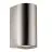 Nordlux Canto Maxi 2 Applique Murale Acier Inoxydable Up & Down | IP44 - Convient pour 2x GU10