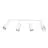 Emibig Plafonnier Hiro Acier Blanc | Convient pour 4x GU10 - Max 10W