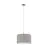 Eglo Suspension Luminaire Pasteri Acier Nickel Satiné | IP20 - Convient pour 1x E27 