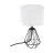 Eglo Lampe De Chevet Carlton 2 Acier Noir | IP20 - Convient pour 1x E14 