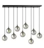 Emibig Suspension Luminaire Cosmo Acier Noir | Convient pour 9x E14 - Max 10W