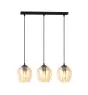 Emibig Suspension Luminaire Istar Acier Noir | Convient pour 3x E27 - Max 10W