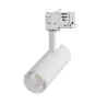 Noxion Spot LED Sur Rail 3 Phases  Ecowhite Aluminium Blanc 10W 840lm 36D - 830 Blanc Chaud