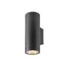 SLV Helia Pro L Applique Murale Aluminium Anthracite 10W 1200lm - 827 Blanc Très Chaud | Extérieur - IP65