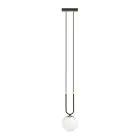 Emibig Suspension Luminaire Glam Acier Noir | Convient pour 1x E14 - Max 10W