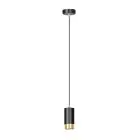 Emibig Suspension Luminaire Fumiko Acier Noir | Convient pour 1x GU10 - Max 10W